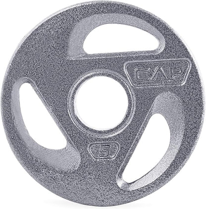 CAP Barbell 2-Inch Olympic Grip Weight Plates 5 lb