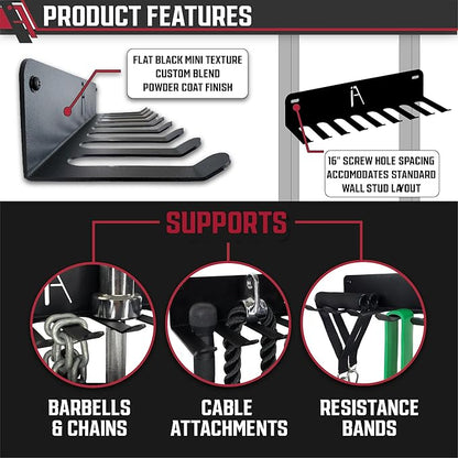IRON AMERICAN USA Omega Gym Storage Rack 9 11 Hook