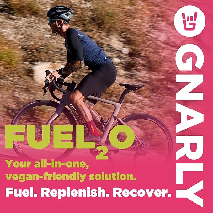 Gnarly Nutrition Fuel2O Electrolyte Powder - Fuel 2O Endurance Nutrition, NSF Content Certified, Electrolyte Solution, Fuel, Replenishment, and Recovery - Tropical, 25.57Oz