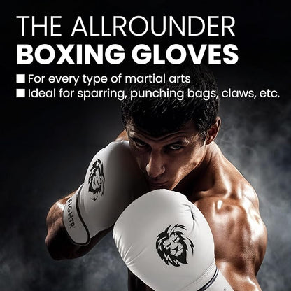 FIGHTR® Boxing Gloves - Maximum Protection & Stability | Boxing Gloves for Boxing, MMA, Muay Thai & Kickboxing | Sizes 8-16 oz, Includes Carry Bag