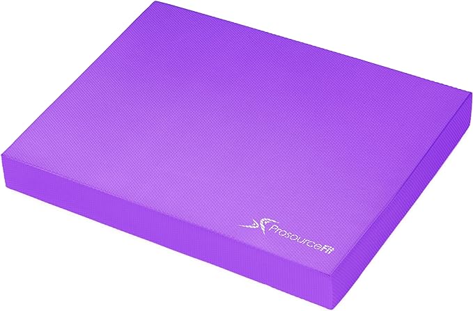 ProsourceFit Exercise Balance Pad – Cushioned Non-Slip Foam