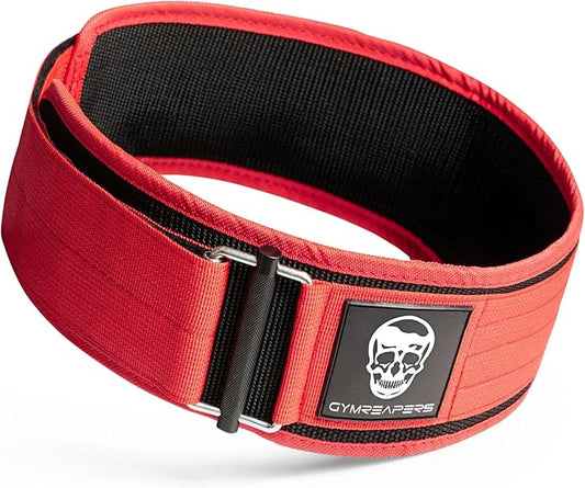 Gymreapers Quick Locking Weightlifting Belt for Bodybuilding 4 Inch