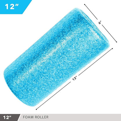 High-Density Round Foam Rollers - 4 Size and 8 Color