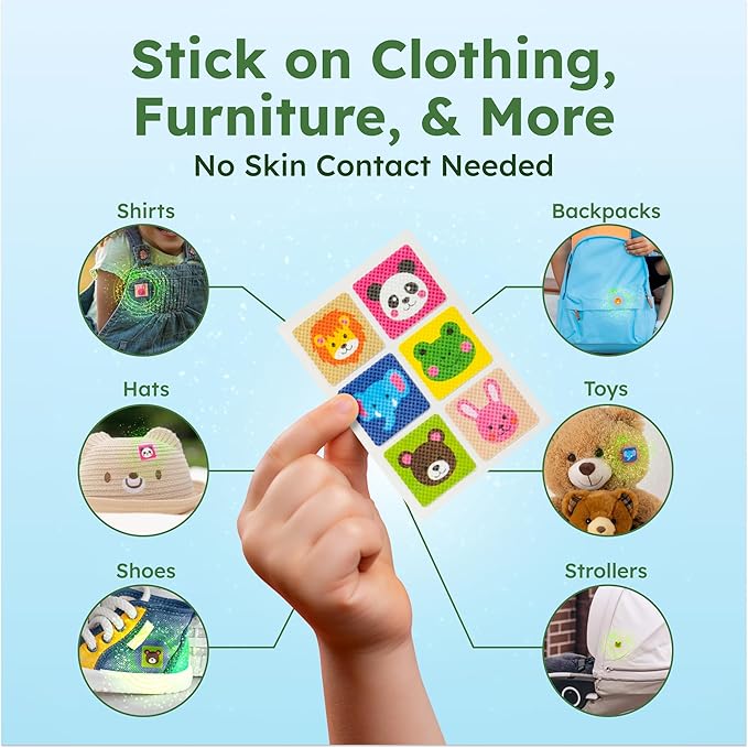 BugMD Squito Stickers Mosquito Repellent Patch Stickers (78 Stickers),