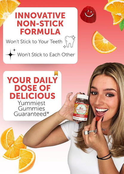 Lunakai Vitamin B12 and Collagen Gummies Bundle - 3000 mcg Methylcobalamin High Absorption Energy Gummies - Non-GMO Anti Aging Supplements for Men & Women - 30 Days Supply