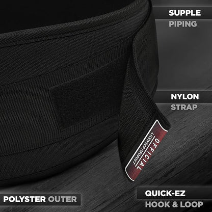 RDX Weight Lifting Belt AUTO LOCK 6.5â€ Padded