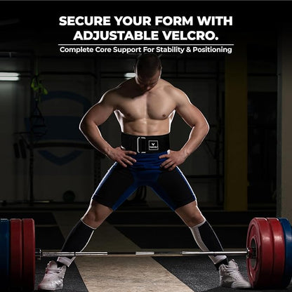 Quick Locking Weight Lifting Belt - Adjustable Lifting 4 inch