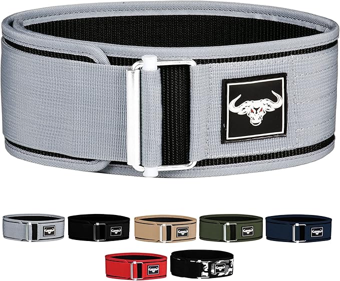IBRO Quick Locking Premium Weight Lifting Belt - Powerlifting 4 Inch