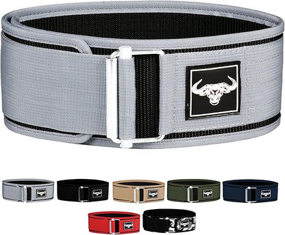 IBRO Quick Locking Premium Weight Lifting Belt - Powerlifting 4 Inch