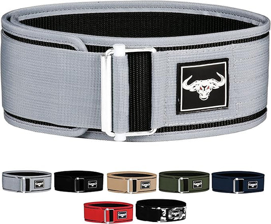 IBRO Quick Locking Premium Weight Lifting Belt - Powerlifting 4 Inch