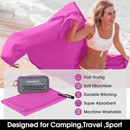 4Monster Camping Towels Super Absorbent