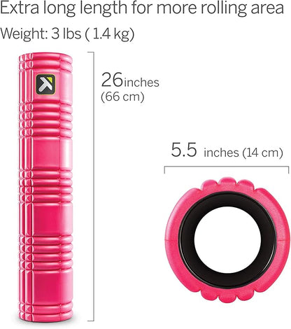 TriggerPoint GRID Patented Multi-Density Foam Massage Roller (Back (26")