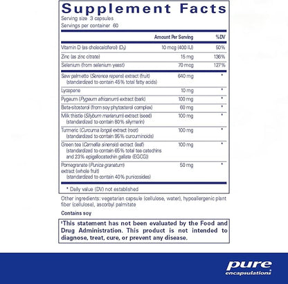 Pure Encapsulations SP Ultimate | Enhance Support for Healthy Prostate Function and Prostate Cellular Health* | 180 Capsules