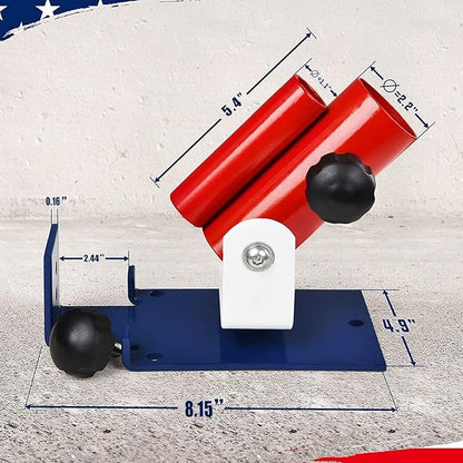 Yes4All Deluxe T-Bar Row Platform – Full 360° Swivel & Easy to Install – Fits 1” Standard and 2” Olympic Bars (8. Black - T-Bar Row Platform + Lock Jaw 1inch & 2inch)
