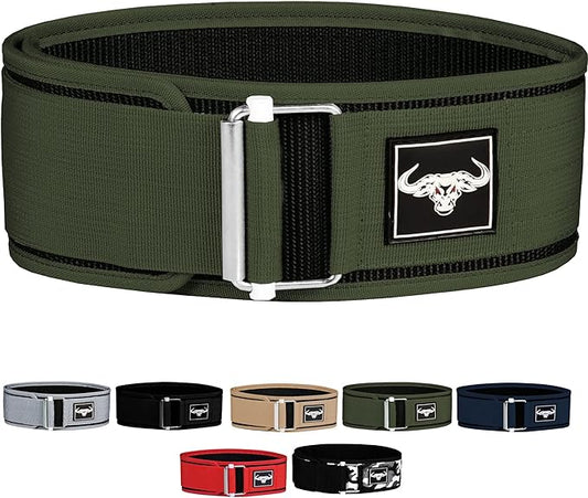 IBRO Quick Locking Premium Weight Lifting Belt - Powerlifting 4 Inch