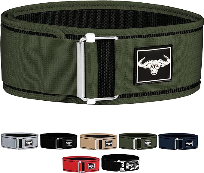 IBRO Quick Locking Premium Weight Lifting Belt - Powerlifting 4 Inch
