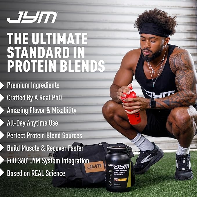 JYM Supplement Science Pro JYM Chocolate Mousse Protein Powder - Whey Protein Isolates, Casein, & Milk Protein, Lean Muscle Building for Men & Women, 22 Servings
