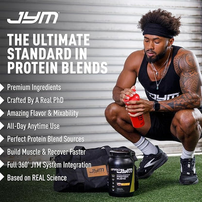 JYM Supplement Science Pro JYM Chocolate Mousse Protein Powder - Whey Protein Isolates, Casein, & Milk Protein, Lean Muscle Building for Men & Women, 22 Servings