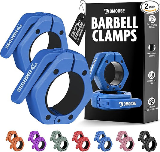 DMoose Fitness Barbell Clips 2" (Pair) - Quick