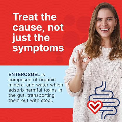 Enterosgel Toxin Binding Gel For Cleansing The Gut 225G (Pack Of 3)