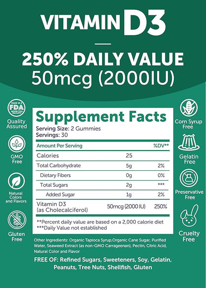 Lunakai Collagen and Vitamin D3 Gummies Bundle - Non-GMO Anti Aging Supplements for Men & Women - Immunity, Bone and Mood Support Gummy for Adults - 30 Days Supply