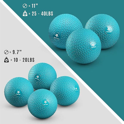 Yes4All Upgraded Fitness Slam Medicine Ball Triangle 30lbs