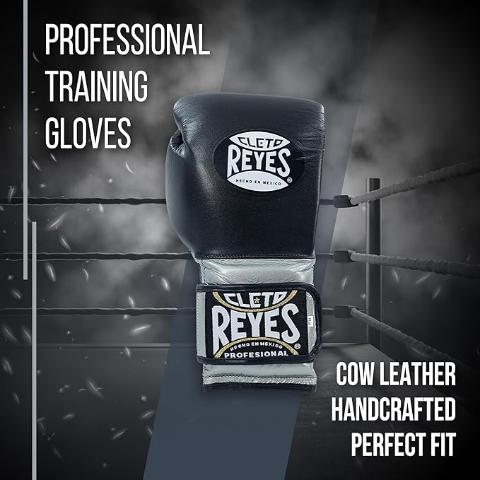 CLETO REYES Training Gloves with Leather Strap & Attached Thumb and Hook & Loop Closure
