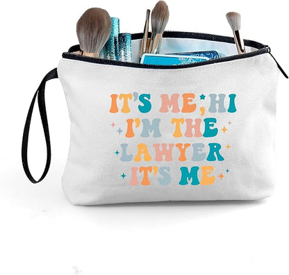 Paralegal Gifts, Lawyer Gifts for Wome, Small Cosmetic Make Up Bag for Lawyer Law Student, Birthday Gifts for Women,Friend,Mom,Sister,Bestie,Coworker,Christmas Gifts