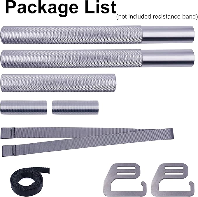 J Bryant Fitness Resistance Band Exercise Bar Large 37.8" Length