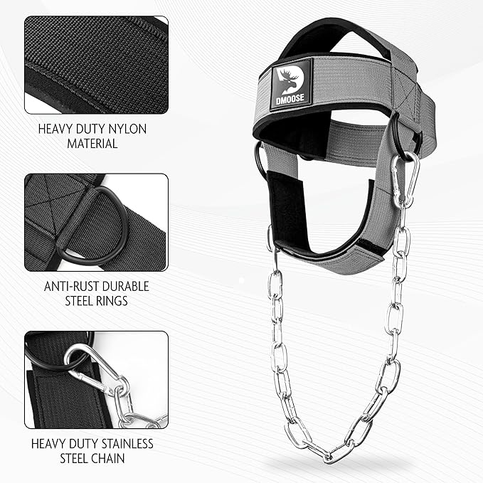DMoose Neck Harness for Weight Lifting - 30"