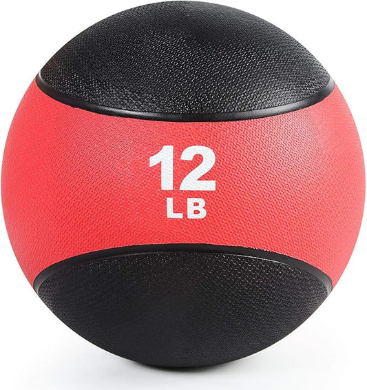 RitFit Weighted Medicine Ball - Non-Slip Rubber Shell