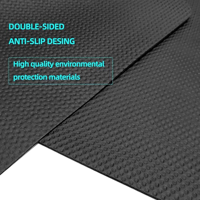 Exercise Equipment Mat - Treadmill Mat 75" X 32")