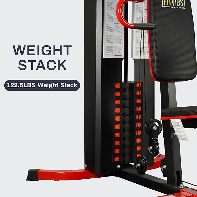 Home Gym, Workout Equipment with Leg Press, Exercise