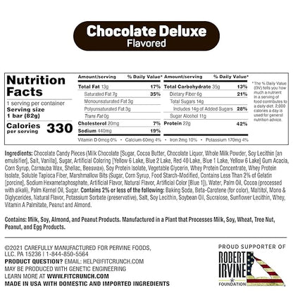FITCRUNCH Loaded Cookie Protein Bar, High Protein, Gluten Free, Protein Snack (12 Cookie Bars, Variety Pack)