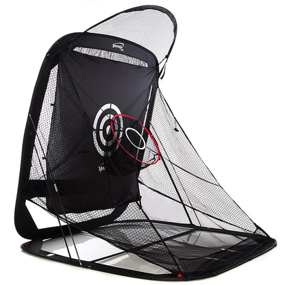 Spornia Spg-7 Golf Practice Net - Automatic Ball Return System w/Target Sheet, Two Side Barrier