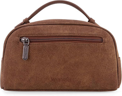 Wrangler Makeup Pouch Bag Mini Western Toiletry Purse Cosmetic Organizer Paisley Travel Pouch for Women