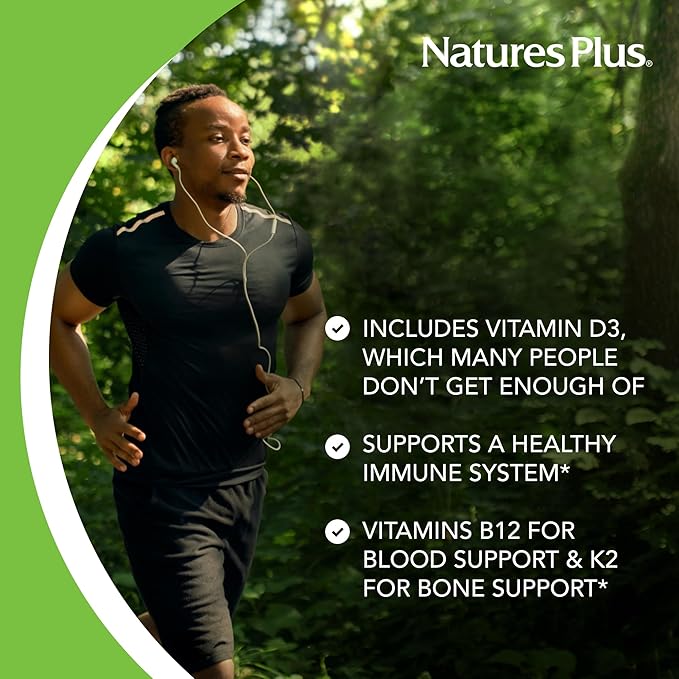 NaturesPlus Source of Life Gold Chewables - 90 Vegetarian Tablets - Tropical Fruit Flavor - Whole Food Multivitamin Supplement - Gluten Free - 30 Servings