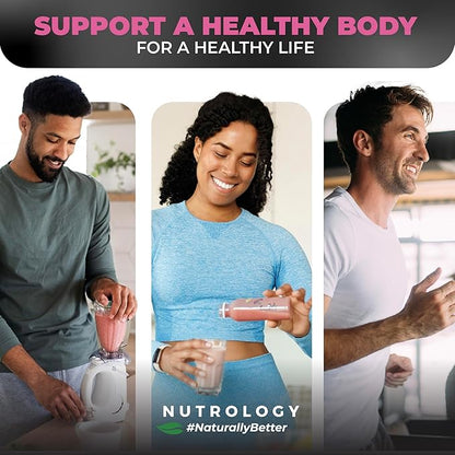 Nutrology TRIPACT Protein Powder, Superberry 7-in-1 Meal Replacement Shake with Grass Fed Whey Protein Powder, Greens, Probiotics & BCAAs, 40 Servings