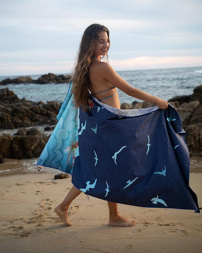Elite Trend Microfiber Beach Towel - Extra Large 78x35 Inch