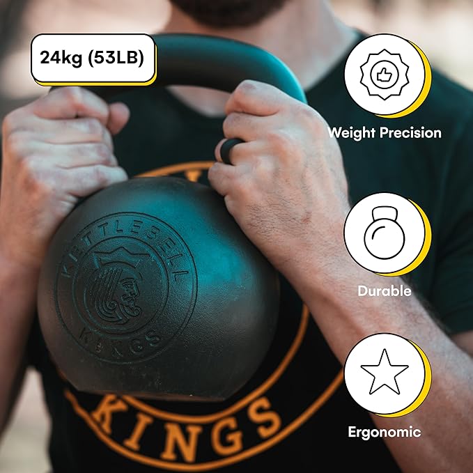 Kettlebell Kings Powder Coated Kettlebell Weights - 9-97