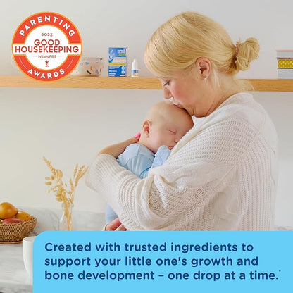 Mommy's Bliss Organic Baby Vitamin D Drops | Promotes Healthy Growth and Bone Development | Age Newborn+ | 0.11 Fl Oz (100 Servings) | Pack of 2