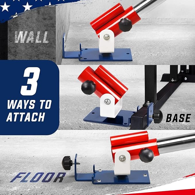 Yes4All Deluxe T-Bar Row Platform – Full 360° Swivel & Easy to Install – Fits 1” Standard and 2” Olympic Bars (8. Black - T-Bar Row Platform + Lock Jaw 1inch & 2inch)
