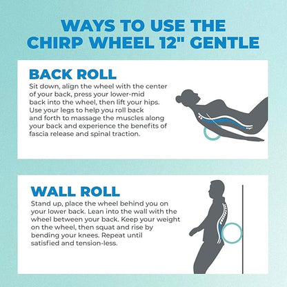 Chirp Wheel Foam Roller - Targeted Back Foam