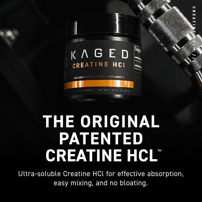 Kaged Creatine HCl Powder | Lemon Lime | Muscle Building and Recovery Supplement | Patented Formula | Highly Soluble Powder | 75 Servings