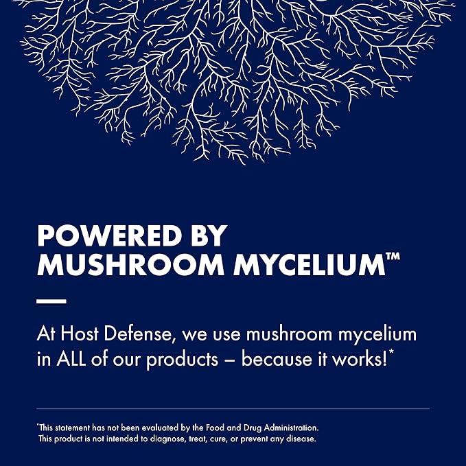 Host Defense MyCommunity Capsules - 17 Species Blend Mushroom Supplement for Immune Support - Herbal Aid with Lion's Mane, Reishi, Chaga, Cordyceps, Turkey Tail & More - 30 Capsules (15 Servings)*