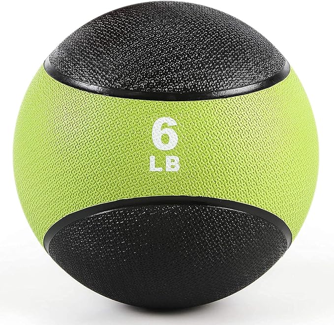 RitFit Weighted Medicine Ball - Non-Slip Rubber Shell