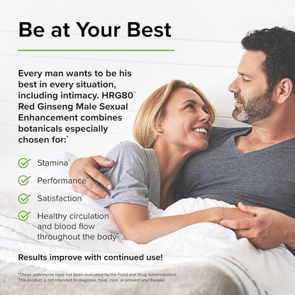 Terry Naturally Male Sexual Health - Dietary Supplement to Support Healthy Blood Flow & Circulation - Herbal Supplement with Korean Red Ginseng - Supplement for Men to Aid Healthy Energy - 48 Capsules