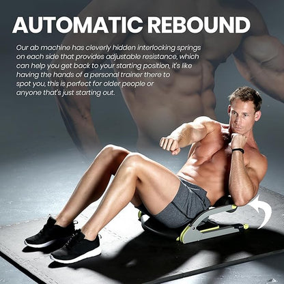 WONDER CORE SMART, Ab Machine, Ab Workout Equipment, Sit Up Machine & Exercise Equipment, Ab Crunch Machine for Stomach Workout, Ab Core Trainer Abdominal Machine for Home Gym