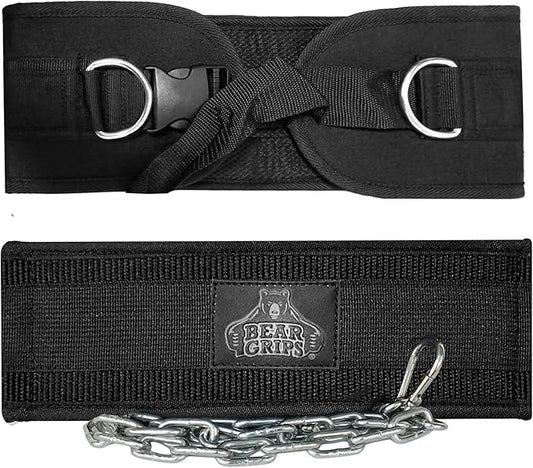 Bear Grips Dip Belt for Weight Lifting 8mm Padded