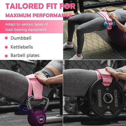 MANUEKLEAR Hip Thrust Belt for Women Glute Training
